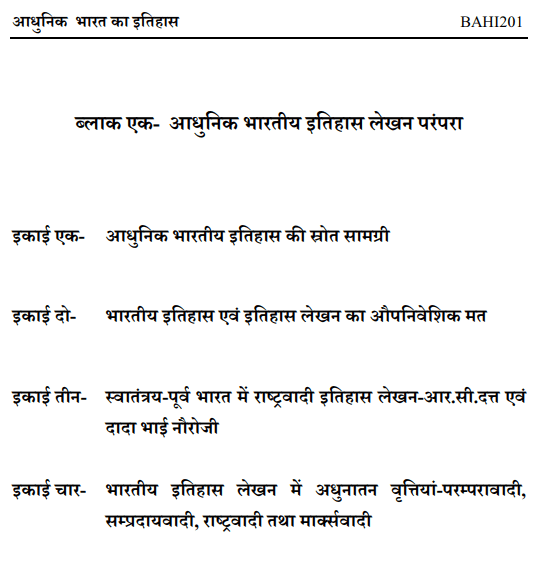 BA 2nd Year History Book In Hindi PDF + Syllabus, Model Paper