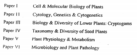 M.Sc Botany Syllabus 2021 PDF By Rajasthan University