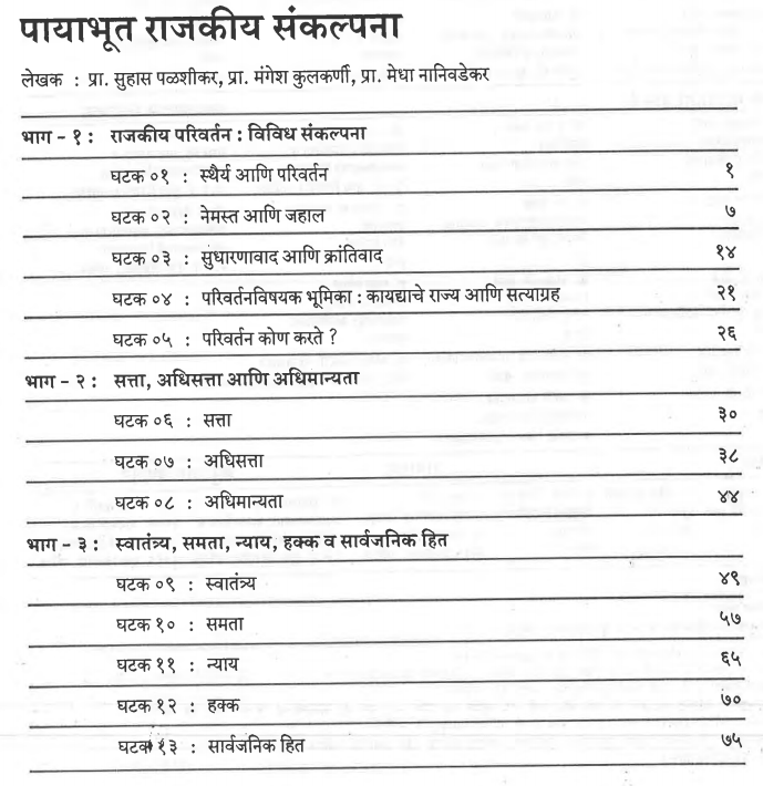 T.Y.B.A. Political Science Book in Marathi PDF