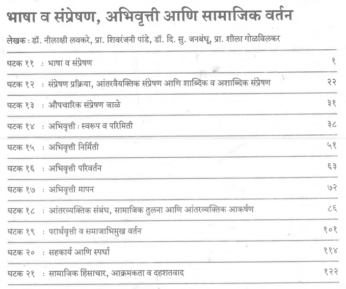 T.Y.B.A. Psychology Book in Marathi PDF