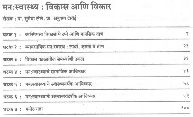 T.Y.B.A. Psychology Book in Marathi PDF