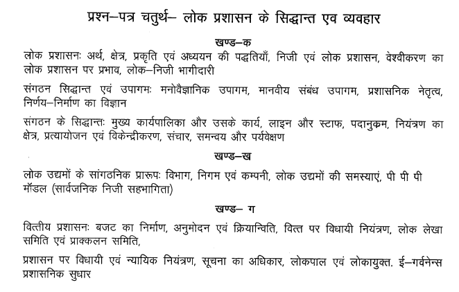 MA Previous Political Science Syllabus in Hindi PDF